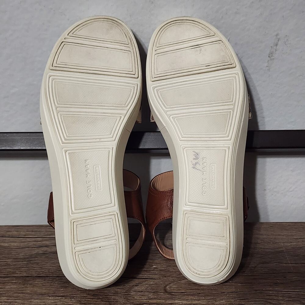 Cole Haan Original Grand Peyton Flatform Women's Platform Shoes Size 8 Snakeskin - Picture 6 of 9